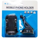 Wholesale Phone Bracket Grip Click Windshield and Dashboard Car Mount Holder for Universal Cell Phones (Black)